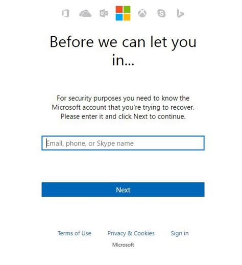 Reset Your Microsoft Live Account Password for Windows 10 ...