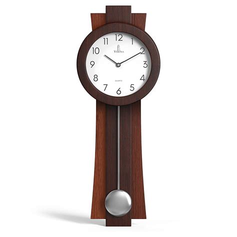 Buy Pendulum Wall Clock Battery Operated Modern Pendulum Clock 235x8