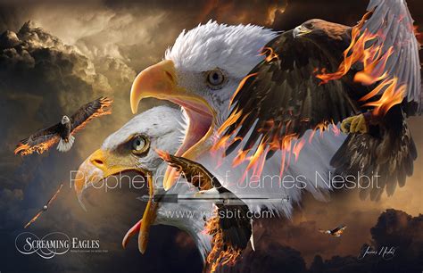 War Eagles — Products Prophetic Art Of James Nesbit