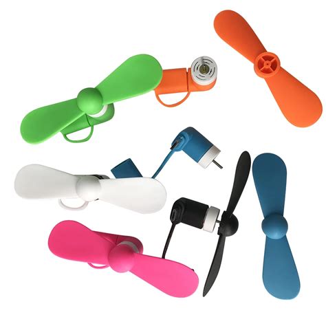 2 In 1 Travel Portable Cellphone Mini Fan Cooling Cooler For Micro Usb