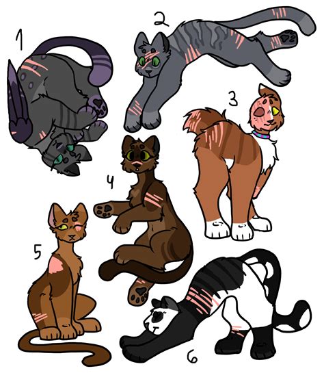 Scarred Cat Adopts Closed By Kestrelmint On Deviantart
