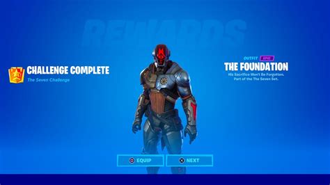 Fortnite How To Unlock The Foundation Skin