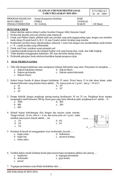 Soal Pilihan Ganda Fisika Kelas 11 Tentang Termodinamika – Jawabanku.id