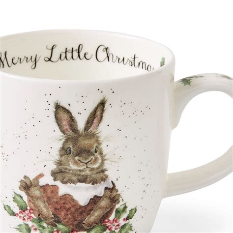 Wrendale Designs Merry Little Christmas Mug Portmeirion