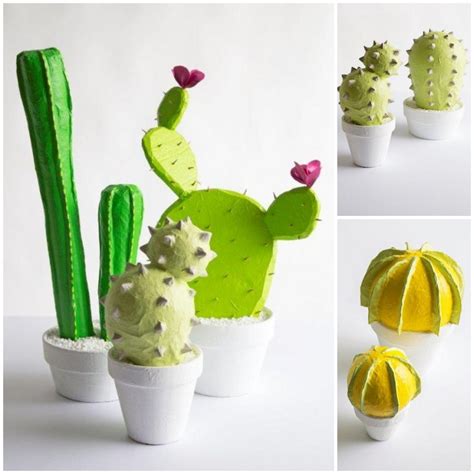 Diy Paper Mache Cactus Tutorial By David Stark From Design Sponge For
