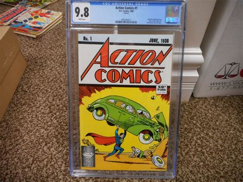 Action Comics 1 Cgc 98 Dc 1988 Reprint Of June 1938