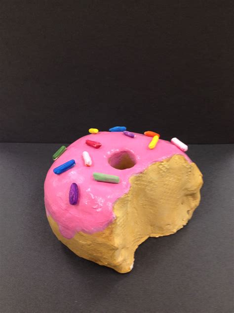 Ceramic art sculpture, carton of donuts, pottery, food art, whimsy. claes oldenburg artwork - Google Search | Pop art food ...
