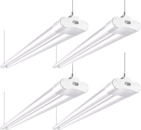 Hykolity 4ft 36w Linkable Led Shop Light With Cord 3600lm Hanging Or