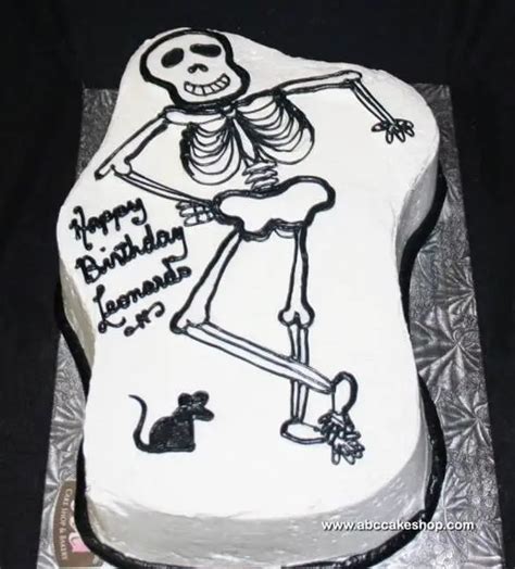 Skeleton Birthday Cakes Thesmartcookiecook