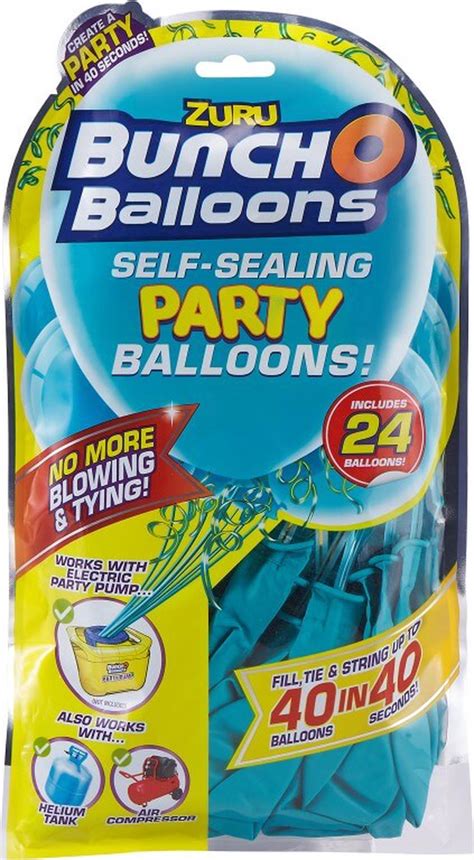 Bunch O Balloons Self Sealing Party Balloons Refill 24 Pack Teal Zuru Free 193052003072 Ebay