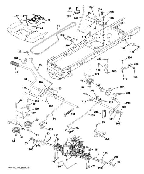 Husqvarna 42 Riding Mower Parts Diagram