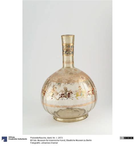 Gilded Glass Bottle Mamluk Period C1300 Ad Egypt Syria Ancient Pottery Perfume Bottles