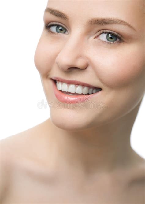 Woman With Health Skin Of Face Stock Photo Image Of Closeup Face