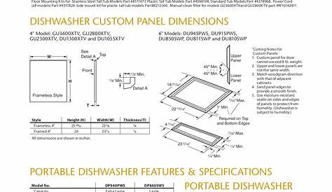 PDF manual for Whirlpool Dishwasher Gold GU2800XTV