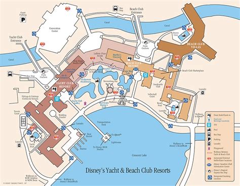 Disney Boardwalk Inn Resort Map