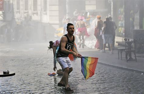 Istanbul Gay Pride Parade Turns Violent As Riot Police Use Tear Gas On