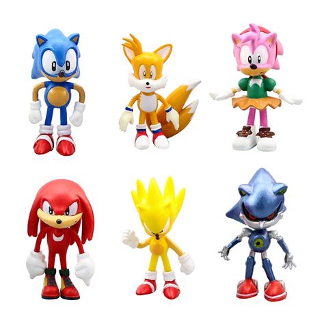 Buy Doyifun 6 Pcs Sonic The Hedgehog Action Figures Collection Playset