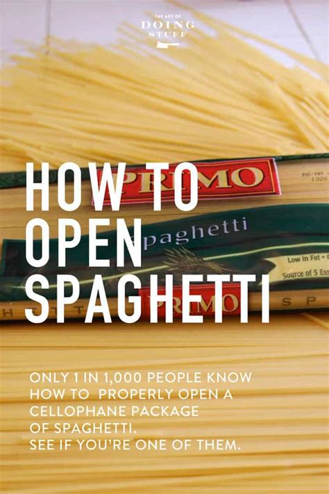 Place bananas in warm areas such as near a heater, above your refrigerator, or in a cooling down oven. How to Properly Open a Package of Spaghetti. | Tips for ...