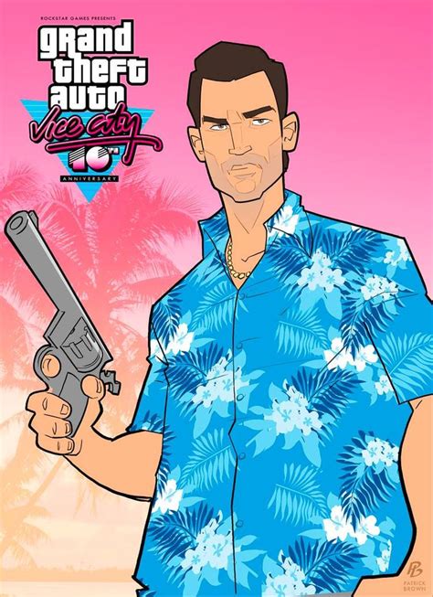 Grand Theft Auto Vice City 10th Anniversary By Patrickbrown On