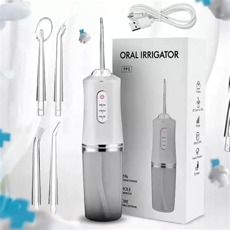 Irrigador Oral Jato De Água 4 Bicos E Usb MercadoLivre