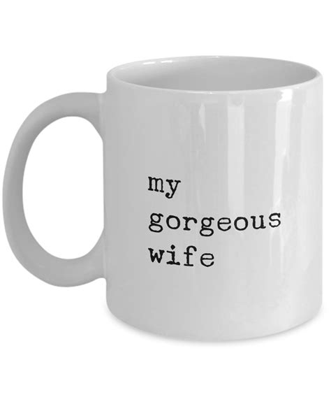 My Gorgeous Wife Mug White Husband Spouse Lifepartner Love Bemine Funny Novelty Coffee Cup T
