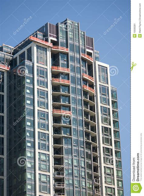 Skyscraper Tall Building Under Construction Stock Image