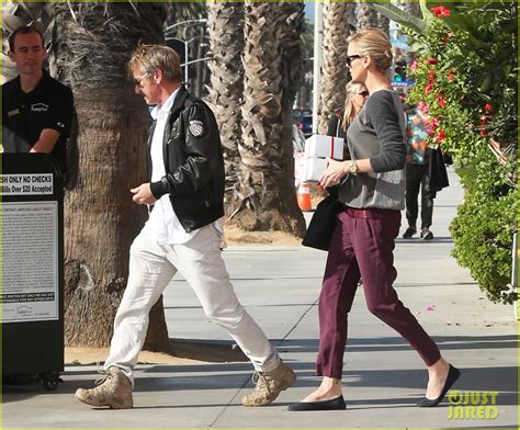 charlize theron and sean penn have low key lunch date at the ivy photo 3245856 charlize theron