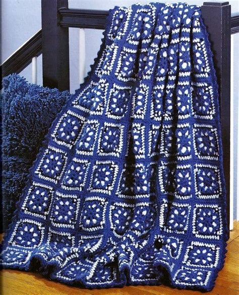 Crocheted Throws Afghan Crochet Pattern Leisure Arts Book 3523 Etsy