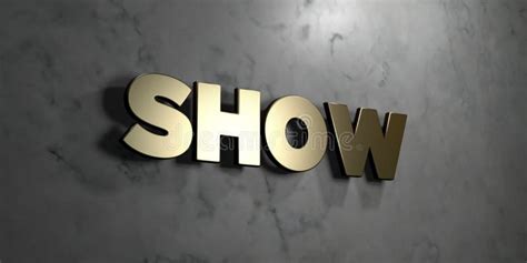 Show Red Text On Typography Background 3d Rendered Royalty Free