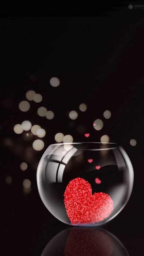 Glass Jar Of Hearts Iphone 5s Wallpaper