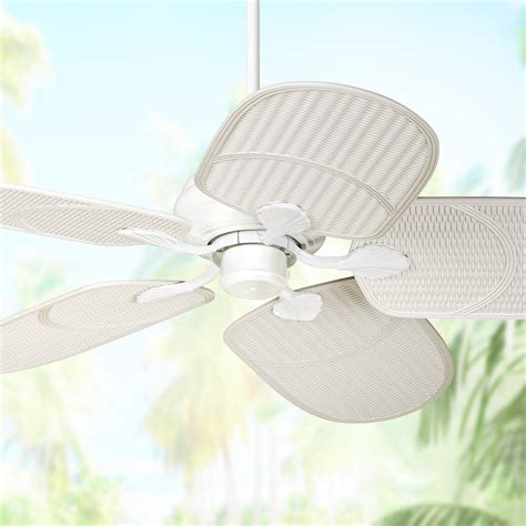 Hampton Bay Ceiling Fan With Palm Leaf Blades | Review Home Decor
