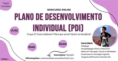 Plano De Desenvolvimento Individual PDI Sympla