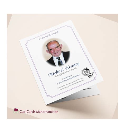 Ceremony Misalette Funeral Mass Booklet With Image Caz Cards Leitrim