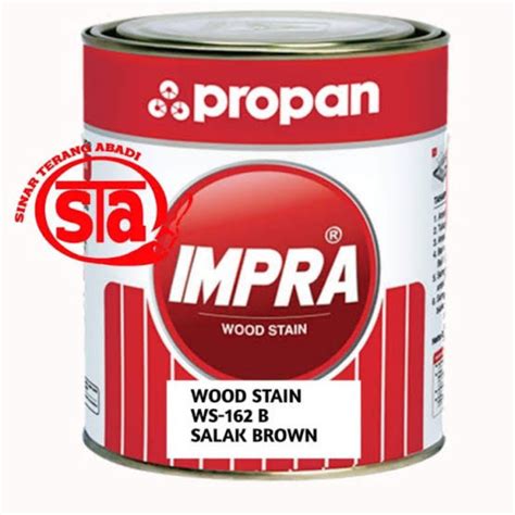 jual impra ws 162 b salak brown cat kayu wood stain propan 1 liter shopee indonesia