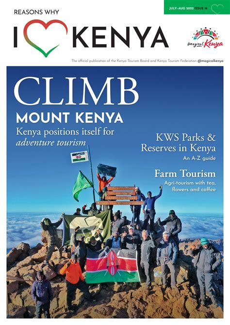 Reasons Why I Love Kenya Magazine By Land And Marine Publications Ltd