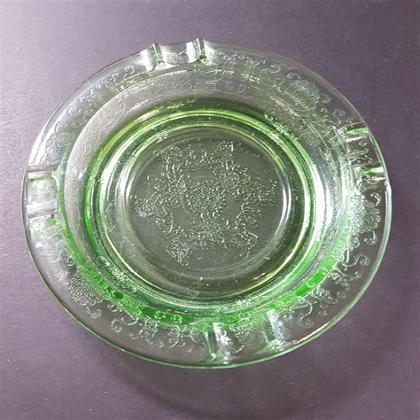 Hazel Atlas Depression Glass Green Florentine By Straitsantiques My