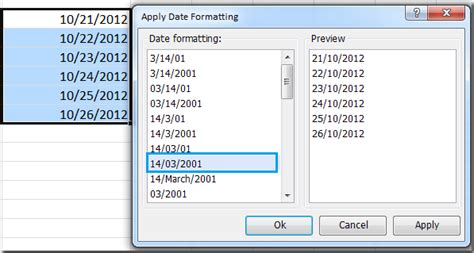 The following masks tell how to format the full date and time and cannot be combined with other masks Quickly change date format in Excel