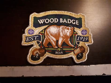 Wood Badge Bear Baloos Badge Bin