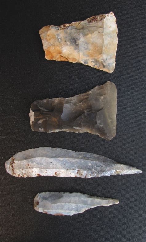 These Are Two Common Late Mesolithic Flake Axes And Two Really