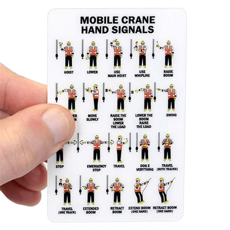 Printable Crane Hand Signals