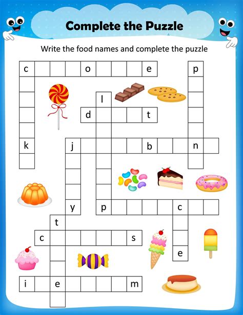 Puzzles Worksheet For Kids