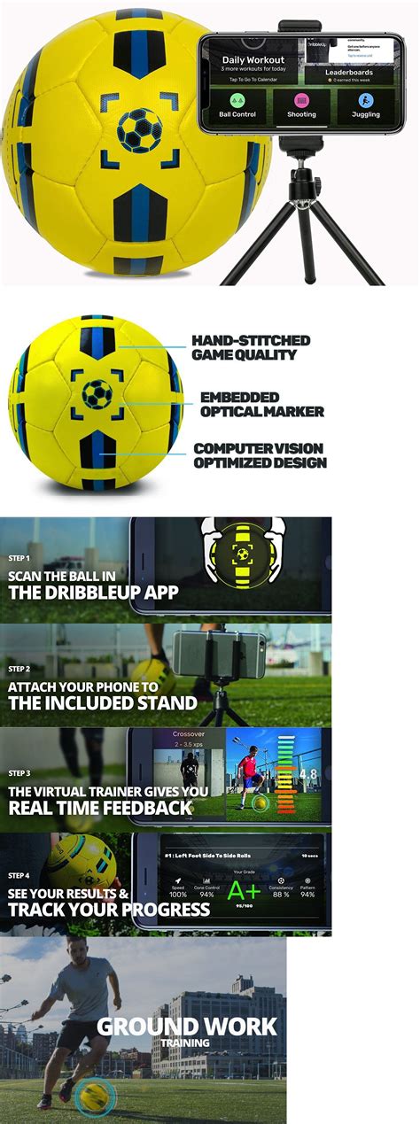 Dribbleup soccer ball isn't only smarter than an average ball, it's cheaper too. Balls 20863: Dribbleup Smart Soccer Ball With Training App ...