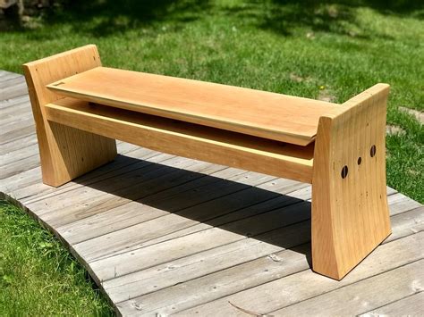 Plywood And Maple Bench Woodworking Project By Amyd Craftisian
