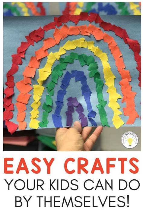 Kids Can Make These Easy Crafts By Themselves These Crafts Work Great