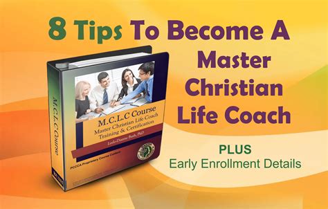 8 Tips To Become A Master Christian Life Coach Pccca