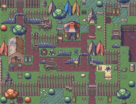 Rogue Encampment Game Assets Rpg Maker Create Your Own Game