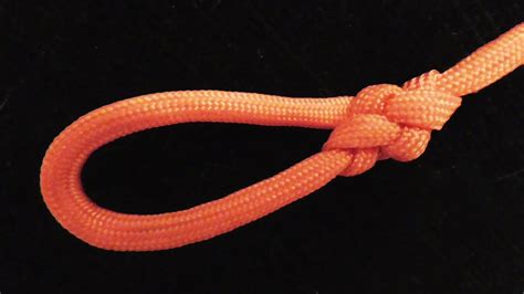 How To Tie The Broach Loop Knot With Paracord Youtube