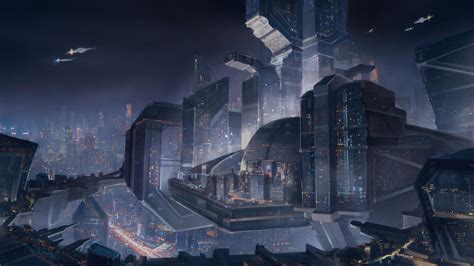 Sci Fi City Scape Rconceptart