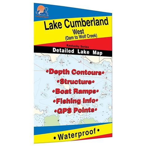 Cumberland West Fishing Map Lake Dam To Wolf Creek Grapentin