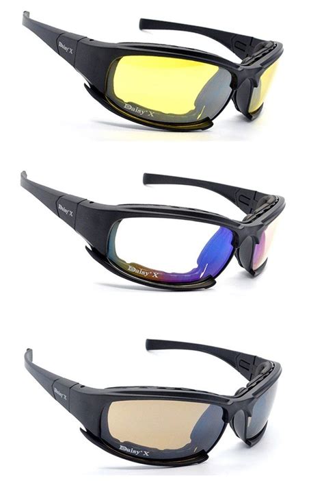 tactical glasses military goggles army sunglasses with 4 lens shooting eye wears sport e viaggi